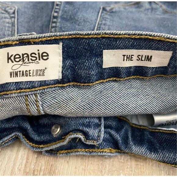 Kenzie Vintage Luxe Distressed The Slim Jeans Sz 6 - Picture 3 of 4